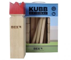 JEU BEX KUBB ORIGINAL ROI ROUGE (RED KING)